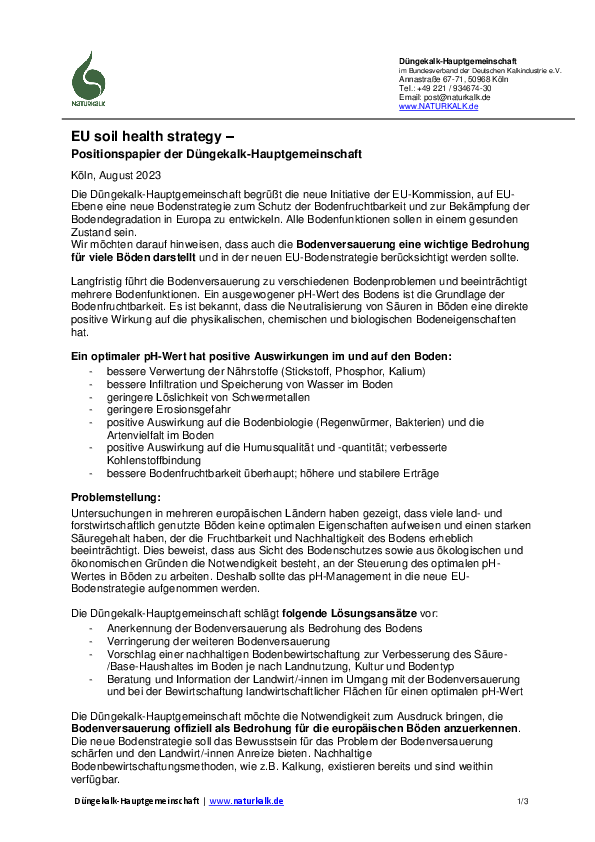 2023_07_Soil health strategy_statement Düngekalk-Hauptgemeinschaft_GER