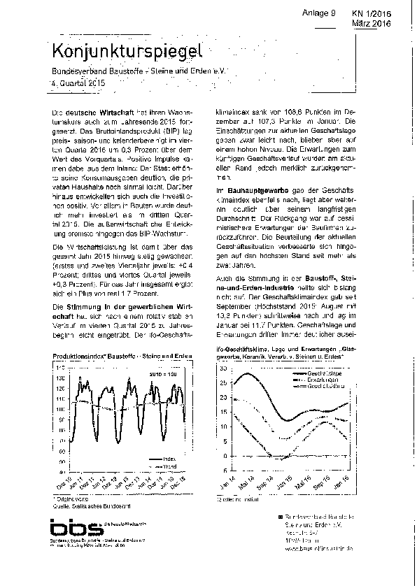 Anlage 9 - Konjunkturspiegel für das IV. Quartal 2015 