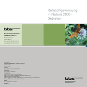 Flyer "Rohstoffgewinnung in Natura 2000-Gebieten"