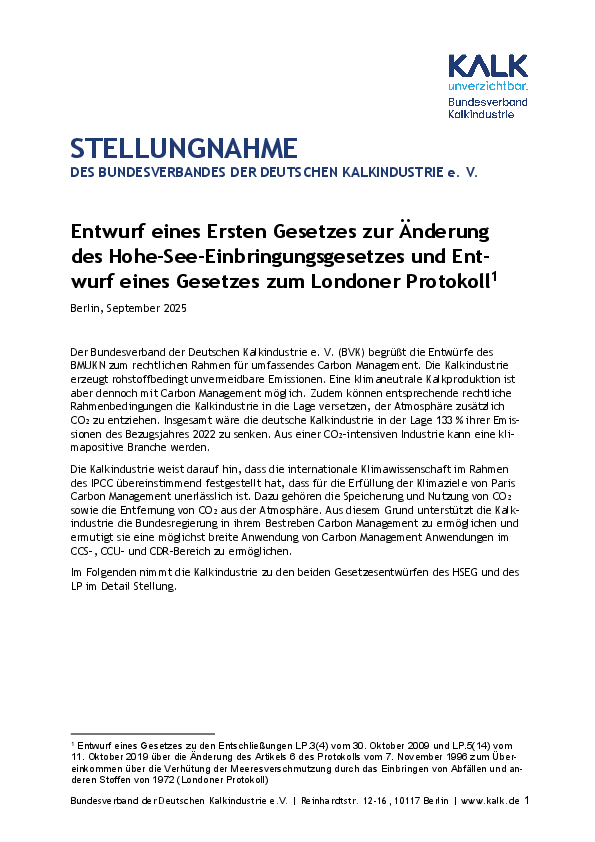 09/2025 BVK Stellungnahme 