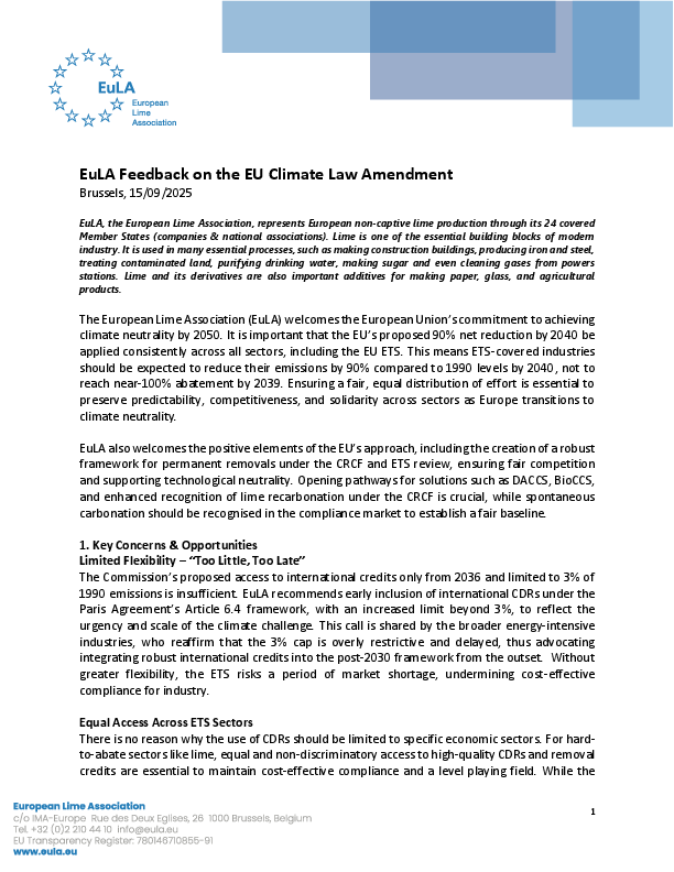 09/2025 EuLA Feedback