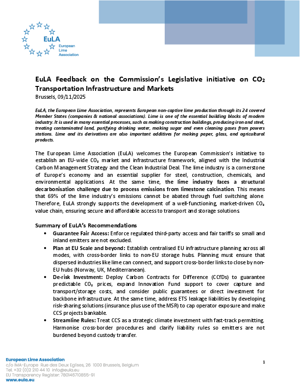09/2025 EuLA Feedback