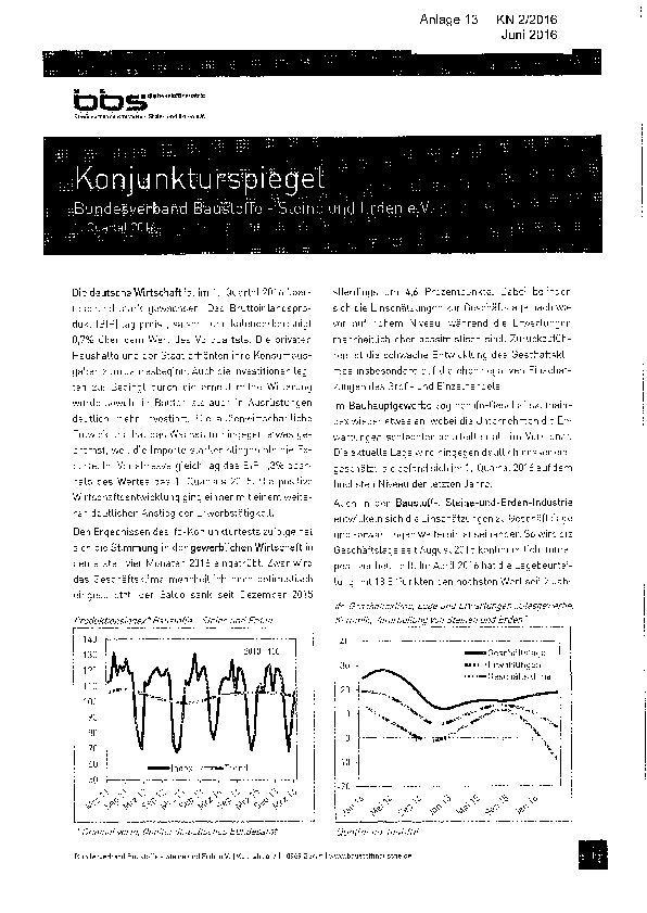 Anlage 13 - Konjunkturspiegel für das IV. Quartal 2015 